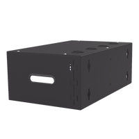 Gabinete para Montaje en Pared liviano, 4 Unidades de rack, Profundidad máxima de trabajo 250 mm, Se envía el Gabinete Armado.