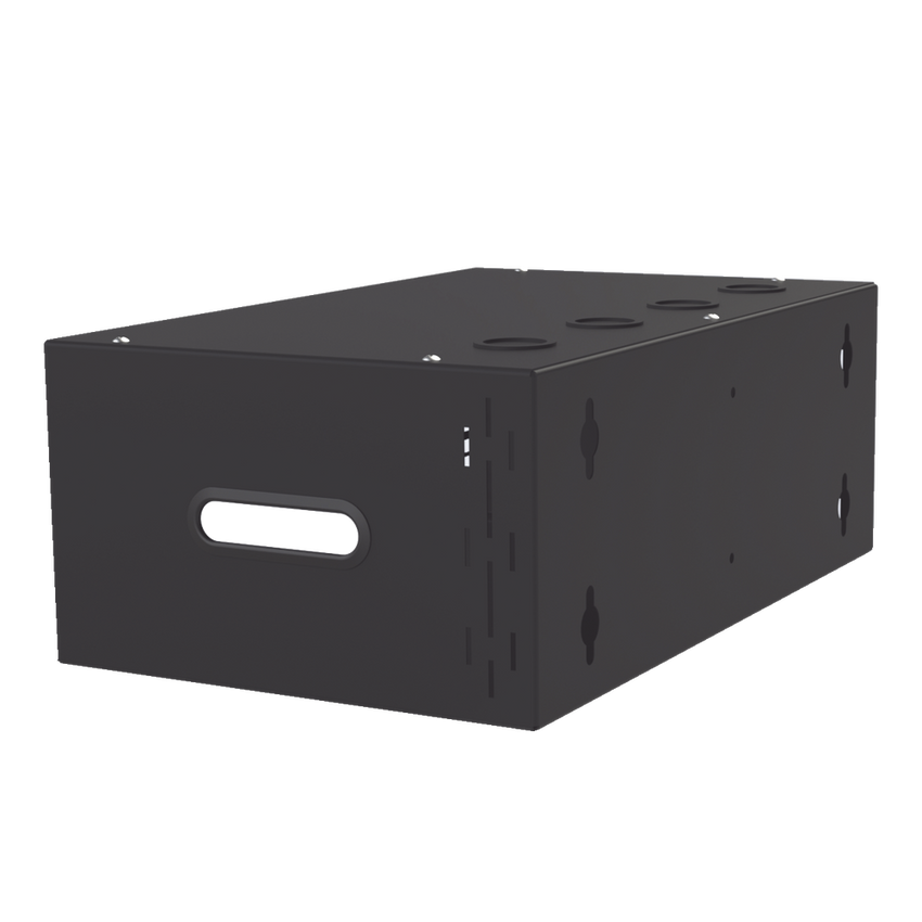Gabinete para Montaje en Pared liviano, 4 Unidades de rack, Profundidad máxima de trabajo 250 mm, Se envía el Gabinete Armado.