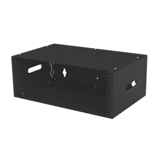Gabinete para Montaje en Pared liviano, 4 Unidades de rack, Profundidad máxima de trabajo 250 mm, Se envía el Gabinete Armado.