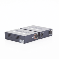 Kit Transmisor y Receptor PoE de Largo Alcance Sobre Coaxial Hasta 1 km