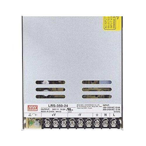 Fuente de Poder Industrial Conmutada 350W de Potencia, 24Vcc, 14.6A