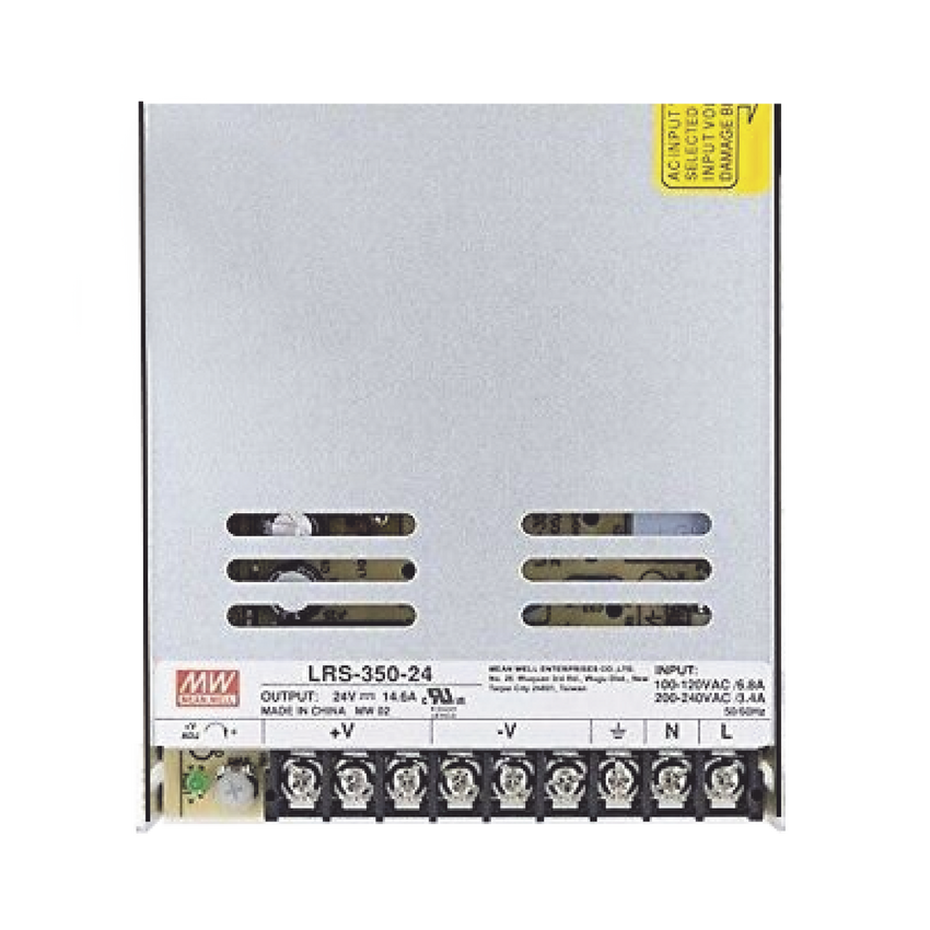 Fuente de Poder Industrial Conmutada 350W de Potencia, 24Vcc, 14.6A
