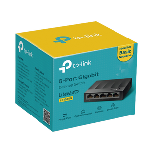 Switch para escritorio 5 puertos 10/100/1000Mbps