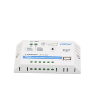 Controlador Solar PWM 12/24 V 10 A, Salida USB