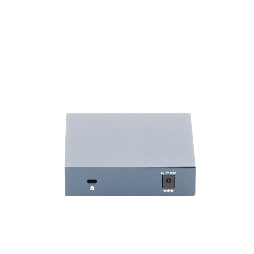 Switch de escritorio Gigabit de 5 puertos 10/100/1000Mbps, carcasa metálica