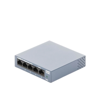 Switch de escritorio Gigabit de 5 puertos 10/100/1000Mbps, carcasa metálica