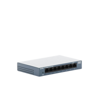 Switch de escritorio Gigabit de 8 puertos 10/100/1000Mbps, carcasa metálica