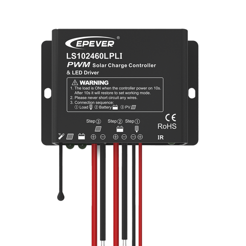 Controlador Solar de Carga y Descarga PWM 12/24V 20A
