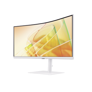 Monitor Curvo 34" Color Blanco / Aspecto 21:9 / Resolucion 3440 x 1440 / Frecuencia 100Hz / Entradas de Video HDMI / DisplayPort / Compatible VESA 100x100 / bocinas integradas