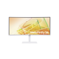 Monitor Curvo 34" Color Blanco / Aspecto 21:9 / Resolucion 3440 x 1440 / Frecuencia 100Hz / Entradas de Video HDMI / DisplayPort / Compatible VESA 100x100 / bocinas integradas