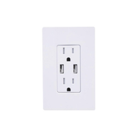 TOMACORRIENTE CON USB DUPLEX 15A