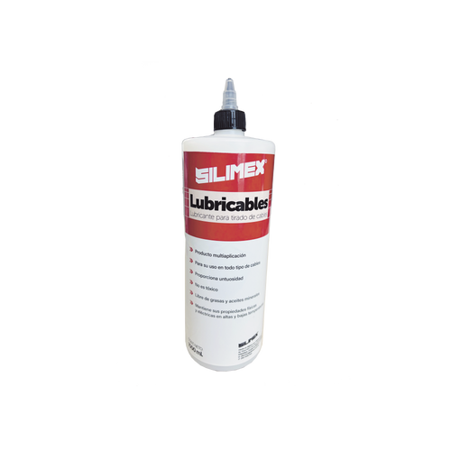 Lubricante Dieléctrico de Alta Eficiencia para Jalado de Cables Sin Daños /  No es Tóxico  y Compatible con Todo Tipo de Cable /  Deslizamiento de Cables Seguro, Sin Fricción y Sin Riesgos / Presentación de 1 Litro