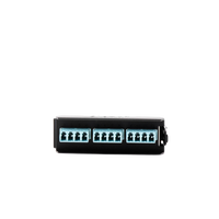 Placa Acopladora LightVerse, 6 Conectores Dúplex LC/UPC, Acepta hasta 12 Fibras Multimodo OM3 y OM4 (No Shuttered)
