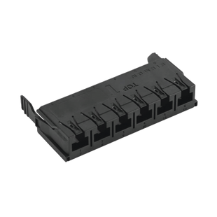 Copper, Adapter Plate, Lightverse Combo, Empty, Shielded, 6 Port, Black