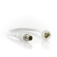 Cable Adaptador Tipo Aviación a RJ45 (Red) para el Kit Movil DS-MP5604SD/GLF(LITE)(KIT)