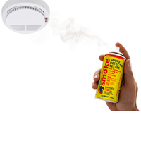 Lata De Humo Sintético En Aerosol Para Prueba De Detectores Puntuales, Libre De Silicona, 100%Biodegradable, No Contamina Los Detectores, Uso Manual o En Dispensadores SOLO-330/SOLO-332, Listado UL