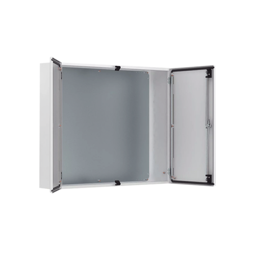 Gabinete de Doble Puerta, 800 x 1200 x 300 mm, de Acero Dulce. Protección NEMA 12, IP55, IK10