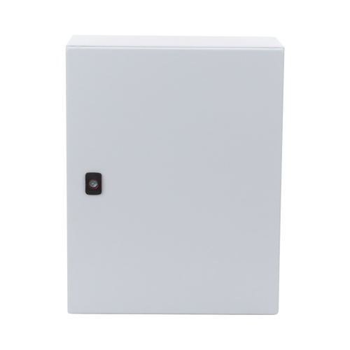 Gabinete de Uso Exterior NEMA 4/12; IP66; IK10, 500 x 400 x 260 mm, De Acero, Color Gris Claro