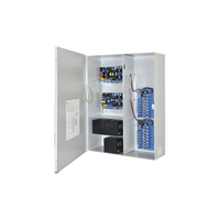 Fuente de poder DUAL ALTRONIX de 12 Vcc @ 9.3 Amper, y 24 Vcc @ 9.6 Amper con 16 salidas, con capacidad de batería de respaldo, requiere batería, para aplicaciones de control de acceso, alarmas, CCTV, con voltaje de entrada en 120 Vca