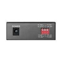 Convertidor Fibra Óptica WDM Monomodo / 1 puerto RJ45 10/100 Mbps / 1 puerto SC/UPC 100 Mbps /  Hasta 20 Km / Para su Funcionamiento Requiere el Modelo MC112CS / Plug and Play