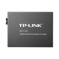 Convertidor Fibra Óptica WDM Monomodo / 1 puerto RJ45 10/100 Mbps / 1 puerto SC/UPC 100 Mbps /  Hasta 20 Km / Para su Funcionamiento Requiere el Modelo MC112CS / Plug and Play