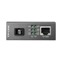 Convertidor Fibra Óptica WDM Monomodo / 1 puerto RJ45 10/100 Mbps / 1 puerto SC/UPC 100 Mbps /  Hasta 20 Km / Para su Funcionamiento Requiere el Modelo MC111CS / Plug and Play