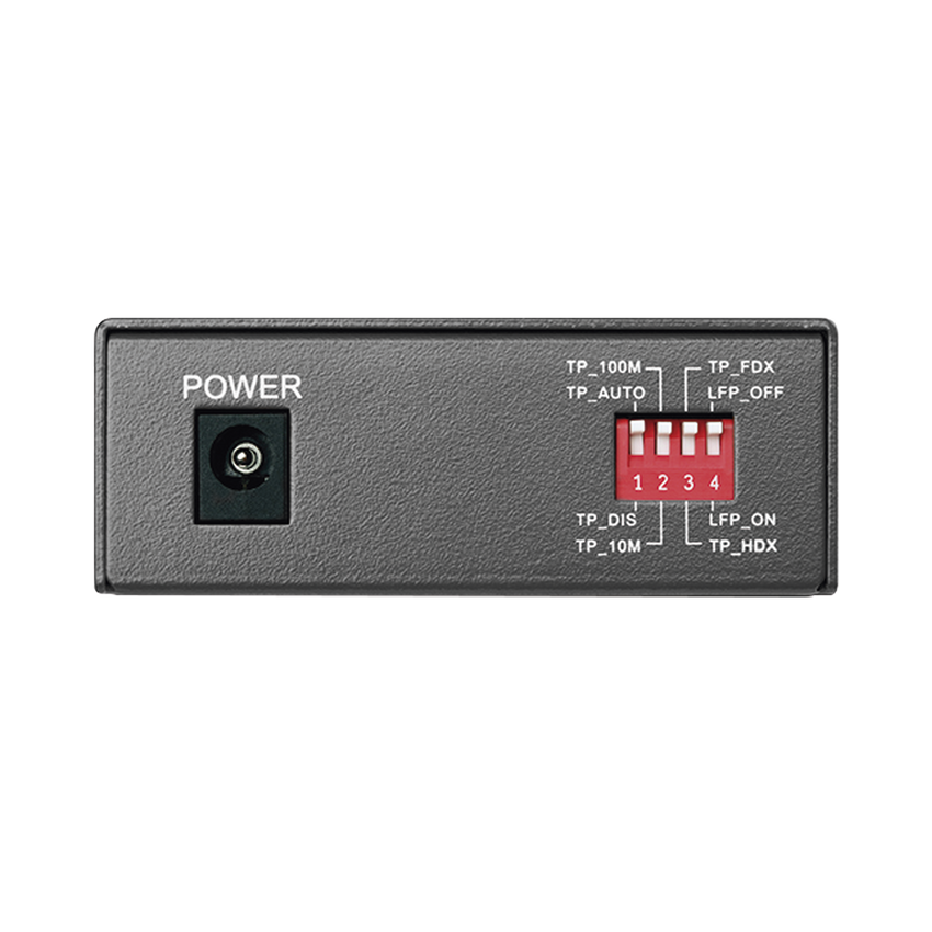 Convertidor Fibra Óptica WDM Monomodo / 1 puerto RJ45 10/100 Mbps / 1 puerto SC/UPC 100 Mbps /  Hasta 20 Km / Para su Funcionamiento Requiere el Modelo MC111CS / Plug and Play