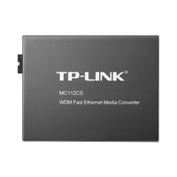 Convertidor Fibra Óptica WDM Monomodo / 1 puerto RJ45 10/100 Mbps / 1 puerto SC/UPC 100 Mbps /  Hasta 20 Km / Para su Funcionamiento Requiere el Modelo MC111CS / Plug and Play