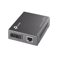 Convertidor Fibra Óptica Multimodo /  1 Puerto RJ45 10/100/1000 Mbps / Puerto Fibra Óptica SC 1000 Mbps / Hasta 550 metros / Plug and Play