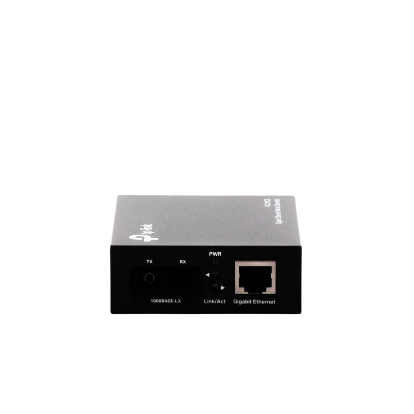 Convertidor Fibra Óptica Monomodo / 1 Puerto RJ45 10/100/1000 Mbps / Puerto Fibra Óptica SC 1000 Mbps / Hasta 20 Km / Plug and Play