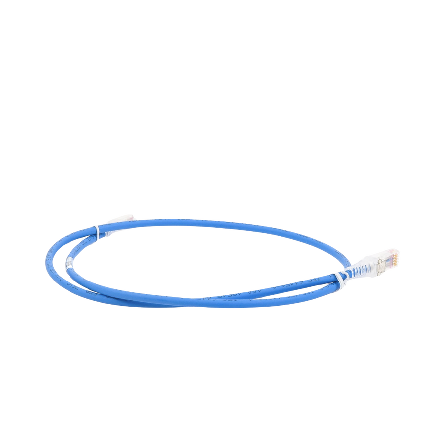 Patch Cord MC5 Modular Cat5e UTP, CM/LS0H, 2.13 Metros (7 Pies), Color Azul, Versión Bulk (Sin Empaque Individual)