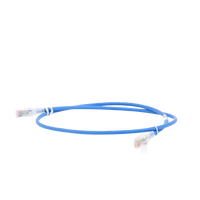 Patch Cord MC5 Modular Cat5e UTP, CM/LS0H, 2.13 Metros (7 Pies), Color Azul, Versión Bulk (Sin Empaque Individual)