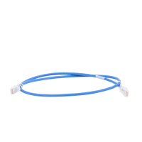 Patch Cord MC5 Modular Cat5e UTP, CM/LS0H, 2.13 Metros (7 Pies), Color Azul, Versión Bulk (Sin Empaque Individual)
