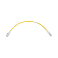 Patch Cord MC6 Modular Cat6 UTP, CM/LS0H, 1ft, Color Amarillo
