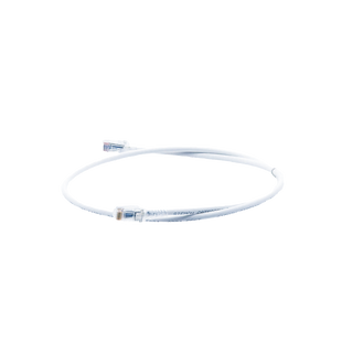 Patch Cord MC6 Modular Cat6 UTP, CM/LS0H, 0.91 Metros (3 Pies), Color Blanco, Versión Bulk (Sin Empaque Individual)