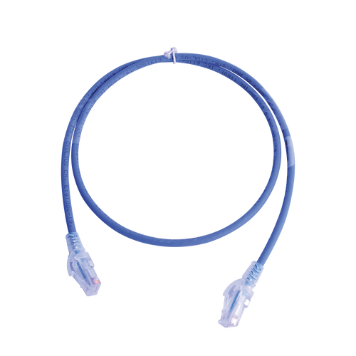 Patch Cord MC6 Modular Cat6 UTP, CM/LS0H, 3ft, Color Azul