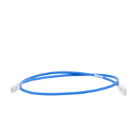 Patch Cord MC6 Modular Cat6 UTP, CM/LS0H, 0.91 Metros (3 Pies), Color Azul, Versión Bulk (Sin Empaque Individual)