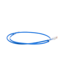 Patch Cord MC6 Modular Cat6 UTP, CM/LS0H, 0.91 Metros (3 Pies), Color Azul, Versión Bulk (Sin Empaque Individual)
