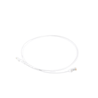 Patch Cord MC6 Modular Cat6 UTP, CM/LS0H, 1.52 Metros (5 Pies), Color Blanco, Diámetro Reducido (28AWG)