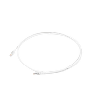 Patch Cord MC6 Modular Cat6 UTP, CM/LS0H, 1.52 Metros (5 Pies), Color Blanco, Diámetro Reducido (28AWG)
