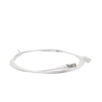 Patch Cord MC6 Modular Cat6 UTP, CM/LS0H, 1.52 Metros (5 Pies), Color Blanco, Diámetro Reducido (28AWG), Versión Bulk (Sin Empaque Individual)