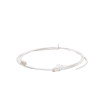 Patch Cord MC6 Modular Cat6 UTP, CM/LS0H, 1.52 Metros (5 Pies), Color Blanco, Diámetro Reducido (28AWG), Versión Bulk (Sin Empaque Individual)