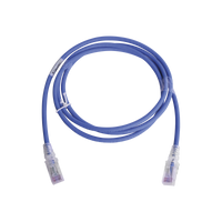 Patch Cord MC6 Modular Cat6 UTP, CM/LS0H, 5ft, Color Azul