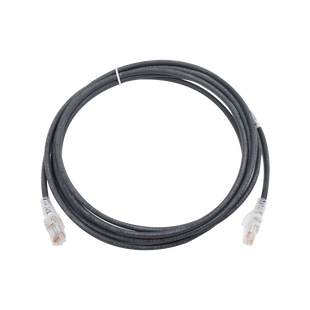 Patch Cord MC6 Modular Cat6 UTP, CM/LS0H, 7ft, Color Negro