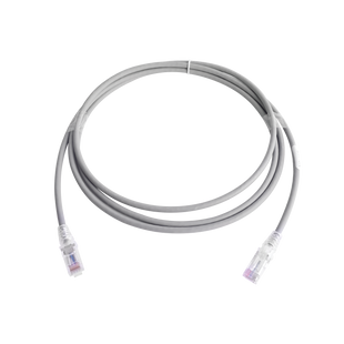 Patch Cord MC6 Modular Cat6 UTP, CM/LS0H, 7ft, Color Gris, Versión Bulk (Sin Empaque Individual)
