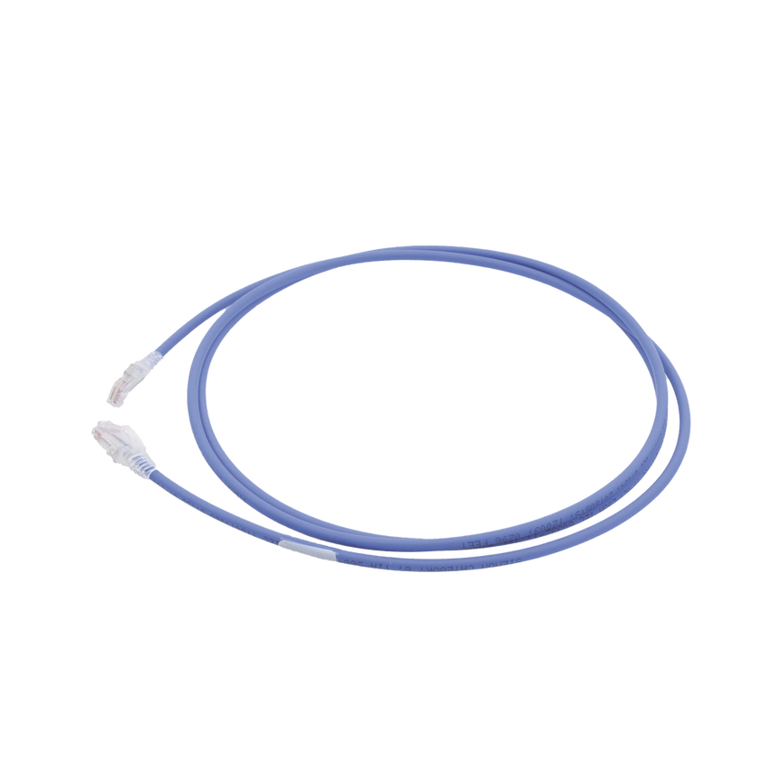 Patch Cord MC6 Modular Cat6 UTP, CM/LS0H, 2.13 Metros (7 Pies), Color Azul