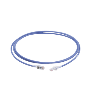 Patch Cord MC6 Modular Cat6 UTP, CM/LS0H, 7ft, Color Azul