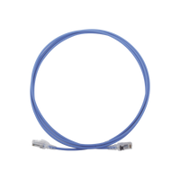 Patch Cord MC6 Modular Cat6 UTP, CM/LS0H, 7ft, Color Azul, Diámetro Reducido (28AWG)