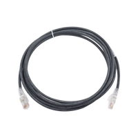 Patch Cord MC6 Modular Cat6 UTP, CM/LS0H, 10ft, Color Negro, Versión Bulk (Sin Empaque Individual)