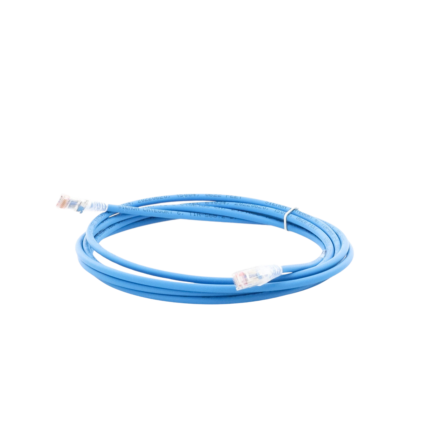 Patch Cord MC6 Modular Cat6 UTP, CM/LS0H, 3.05 Metros (10 Pies), Color Azul, Versión Bulk (Sin Empaque Individual)